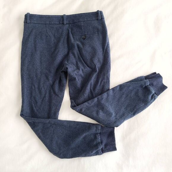 Vince Womens Mid Rise Tapered Leg Knit Jogger Sweatpants Heather Blue Size 2 - Picture 3 of 6